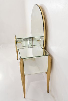 Large French Coiffeuse Glass Dressing Table for Ledies, 1950s-YVI-1739084