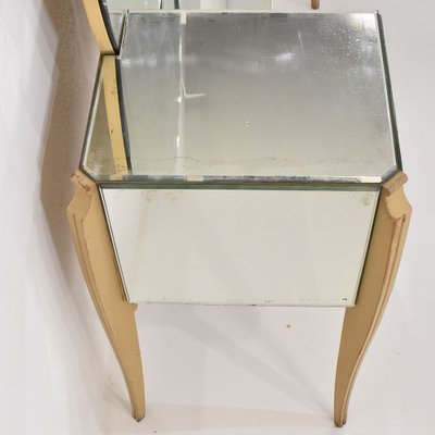 Large French Coiffeuse Glass Dressing Table for Ledies, 1950s-YVI-1739084