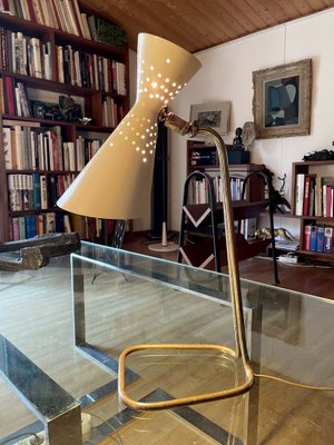 Large French Diabolo Reflector Lamp by Jacques Biny, 1950-FQ-1318839