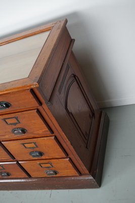 Large French Parisian Pitch Pine Bijouterie Shop Counter / Cabinet, 1930s-XO-1784673