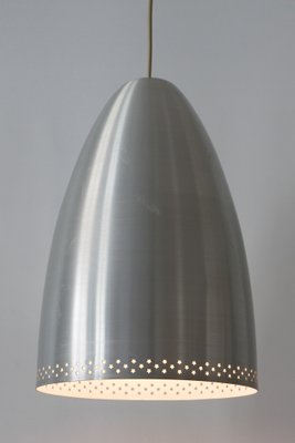 Large German Aluminium Pendant Lamp, 1970s-WPT-548197