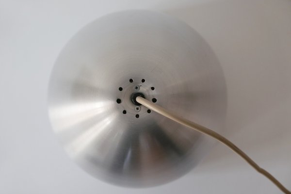 Large German Aluminium Pendant Lamp, 1970s-WPT-548197