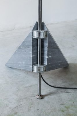 Large German Argo Floor Lamp by Kurt Ziehmer for Vereinigte Werkstätten, 1980s-KL-768452