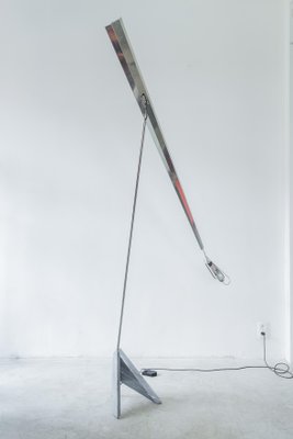 Large German Argo Floor Lamp by Kurt Ziehmer for Vereinigte Werkstätten, 1980s-KL-768452