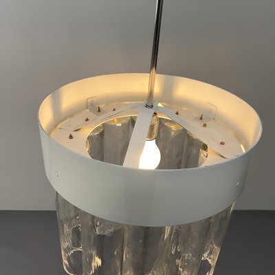 Large German Ceiling Lamp with Glass Tubes from Doria, 1970s-VQG-1706560