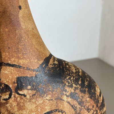 Large German Ceramic Studio Pottery Vase by Gerhard Liebenthron, 1970s-QZ-1092988