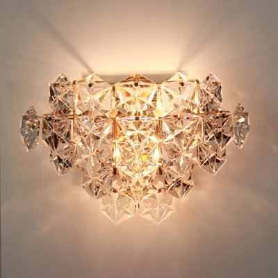 Large German Crystal Sconce by Kinkeldey, 1970s-UGR-1085495