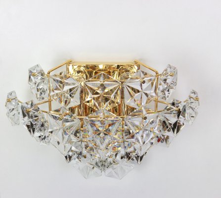 Large German Crystal Sconce by Kinkeldey, 1970s-UGR-1085495