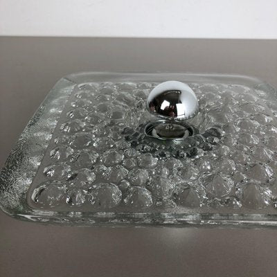 Large German Glass Bubble Sconces Wall Light from Peill & Putzler, 1970s-QZ-1143207