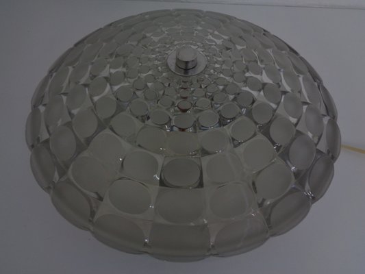 Large German Glass Ceiling Lights, Set of 2, 1960s-RDW-1080459