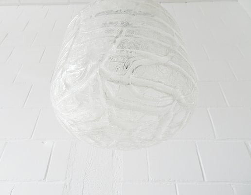 Large German Glass Pendant Lamp from Doria Leuchten, 1960s-BLG-576623