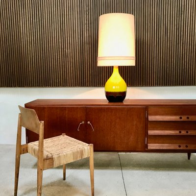 Large German Glazed Ceramic Table Lamp from Aro, 1960s-JP-709642