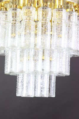 Large German Limburg Glass Chandelier, 1960s-UGR-1085542