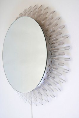 Large German Mid-Century Modern Sunbeam Mirror, 1970s-WPT-887339