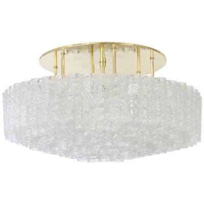 Large German Murano Glass Tubes Chandelier by Doria, 1960s-UGR-1085592