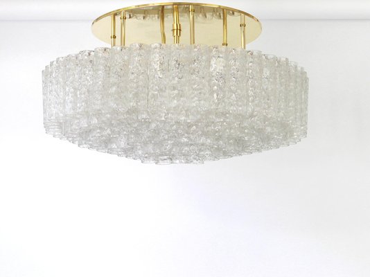 Large German Murano Glass Tubes Chandelier by Doria, 1960s-UGR-1085592