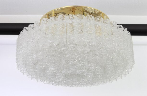 Large German Murano Glass Tubes Chandelier by Doria, 1960s-UGR-1085592