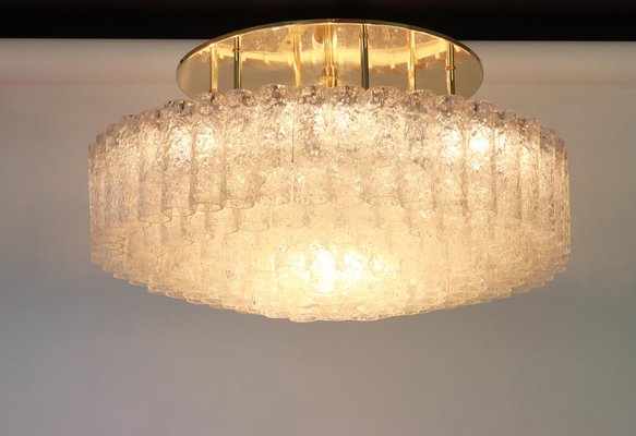 Large German Murano Glass Tubes Chandelier by Doria, 1960s-UGR-1085592