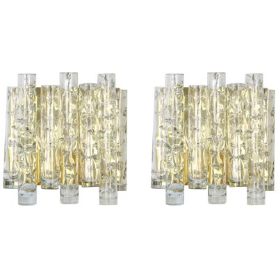 Large German Murano Glass Wall Sconces from Doria, 1960s, Set of 2-UGR-1086062