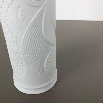 Large German Op Art Biscuit Porcelain Vase from AK Kaiser, Germany, 1970s-QZ-1132563