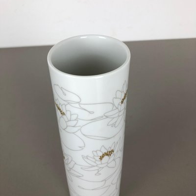 Large German Op Art Porcelain Vase from Rosenthal, 1970s-QZ-1137796