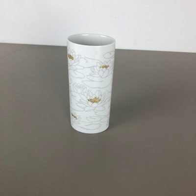 Large German Op Art Porcelain Vase from Rosenthal, 1970s-QZ-1137796