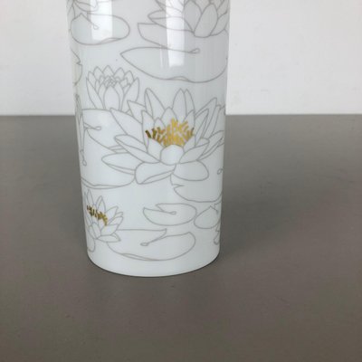 Large German Op Art Porcelain Vase from Rosenthal, 1970s-QZ-1137796