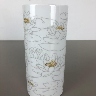 Large German Op Art Porcelain Vase from Rosenthal, 1970s-QZ-1137796