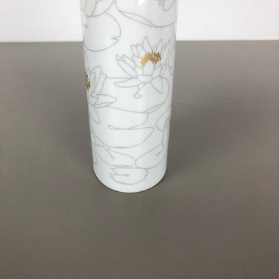 Large German Op Art Porcelain Vase from Rosenthal, 1970s-QZ-1137796