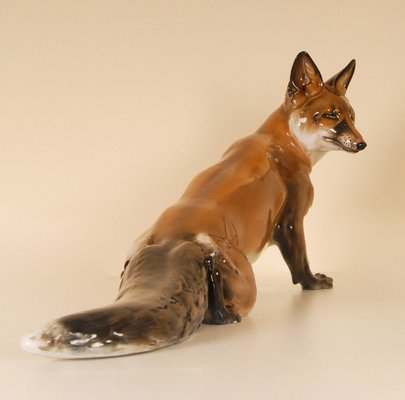 Large German Porcelain Figure of Fox by Karner for Rosenthal, 20th Century-GOE-1800621