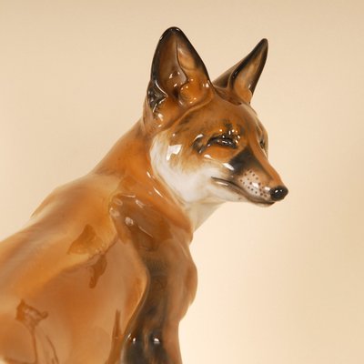 Large German Porcelain Figure of Fox by Karner for Rosenthal, 20th Century-GOE-1800621