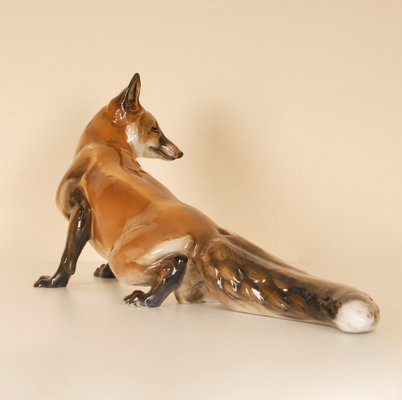 Large German Porcelain Figure of Fox by Karner for Rosenthal, 20th Century-GOE-1800621