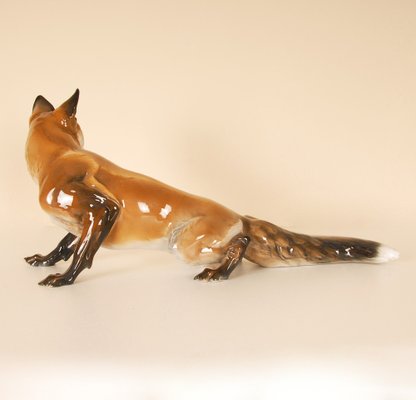 Large German Porcelain Figure of Fox by Karner for Rosenthal, 20th Century-GOE-1800621