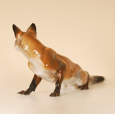 Large German Porcelain Figure of Fox by Karner for Rosenthal, 20th Century-GOE-1800621