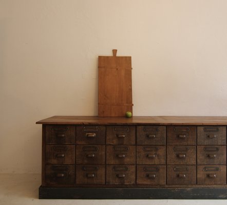 Large German Rectangular Wooden Serving Board, 1950s-TAT-2024586