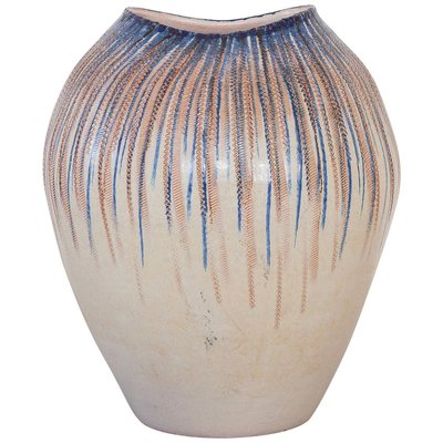 Large German Stoneware Art Pottery Vase, 1960s-KL-728475