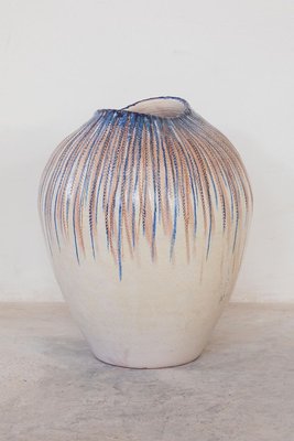 Large German Stoneware Art Pottery Vase, 1960s-KL-728475