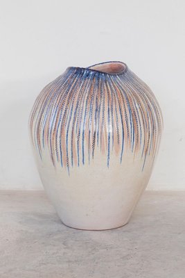 Large German Stoneware Art Pottery Vase, 1960s-KL-728475