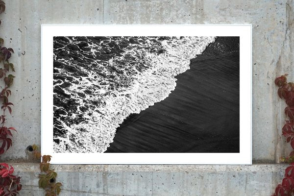 Large Giclee Print of Deep Black Sandy Shore, 2021-RWC-845060