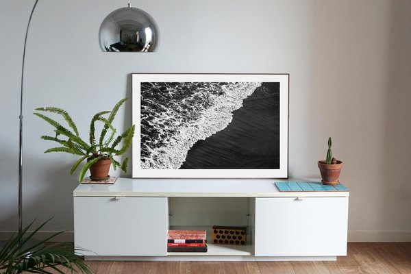 Large Giclee Print of Deep Black Sandy Shore, 2021-RWC-845060