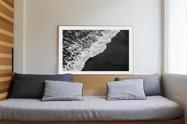 Large Giclee Print of Deep Black Sandy Shore, 2021-RWC-845060