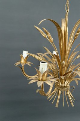 Large Gilt Chandelier from Maison Jansen, 1950s-XNH-1804520