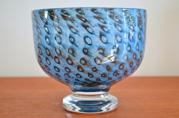 Large Glass Art Bowl by Bertil Vallien for Kosta Boda-OV-1065399