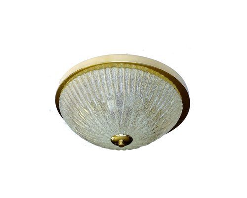 Large Glass Ceiling Light from Honsel, 1960s-GUT-2033804