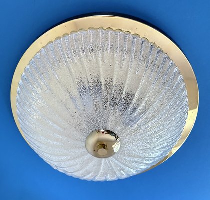 Large Glass Ceiling Light from Honsel, 1960s-GUT-2033804