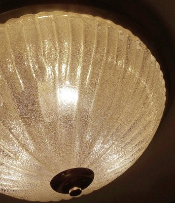 Large Glass Ceiling Light from Honsel, 1960s-GUT-2033804