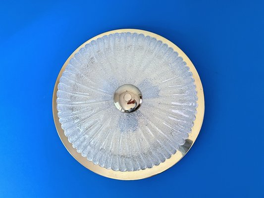 Large Glass Ceiling Light from Honsel, 1960s-GUT-2033804