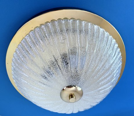 Large Glass Ceiling Light from Honsel, 1960s-GUT-2033804