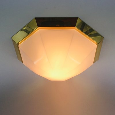 Large Glass Ceiling Light or Flush Mount from Limburg, Germany, 1970s-BMM-1257176