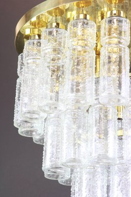 Large Glass Chandelier from Limburg, Germany, 1960s-UGR-1085952